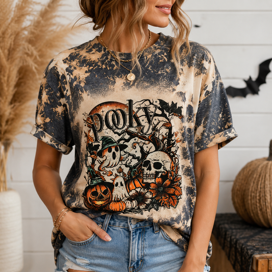 🎃 Spooky Season Ghosts & Pumpkins T-Shirt